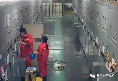 用電安全——值班人員非法進入高壓開關柜，并遭受6kV高壓電擊。